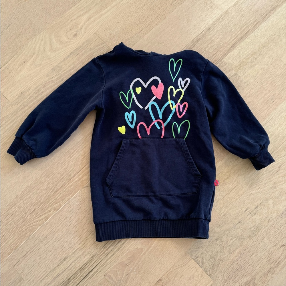 Billieblush Girl’s Printed Cotton Sweatshirt Dress Size 5